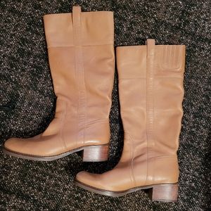 LUCKY BRAND Tan Tall Boots Size 8.5